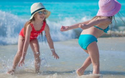 Cuidado de los niños en la playa