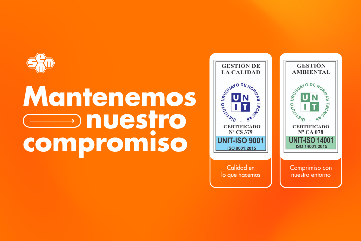 Reafirmamos nuestro compromiso con la calidad y el medio ambiente